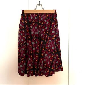 LuLaRoe Geometric Print Circle Skirt